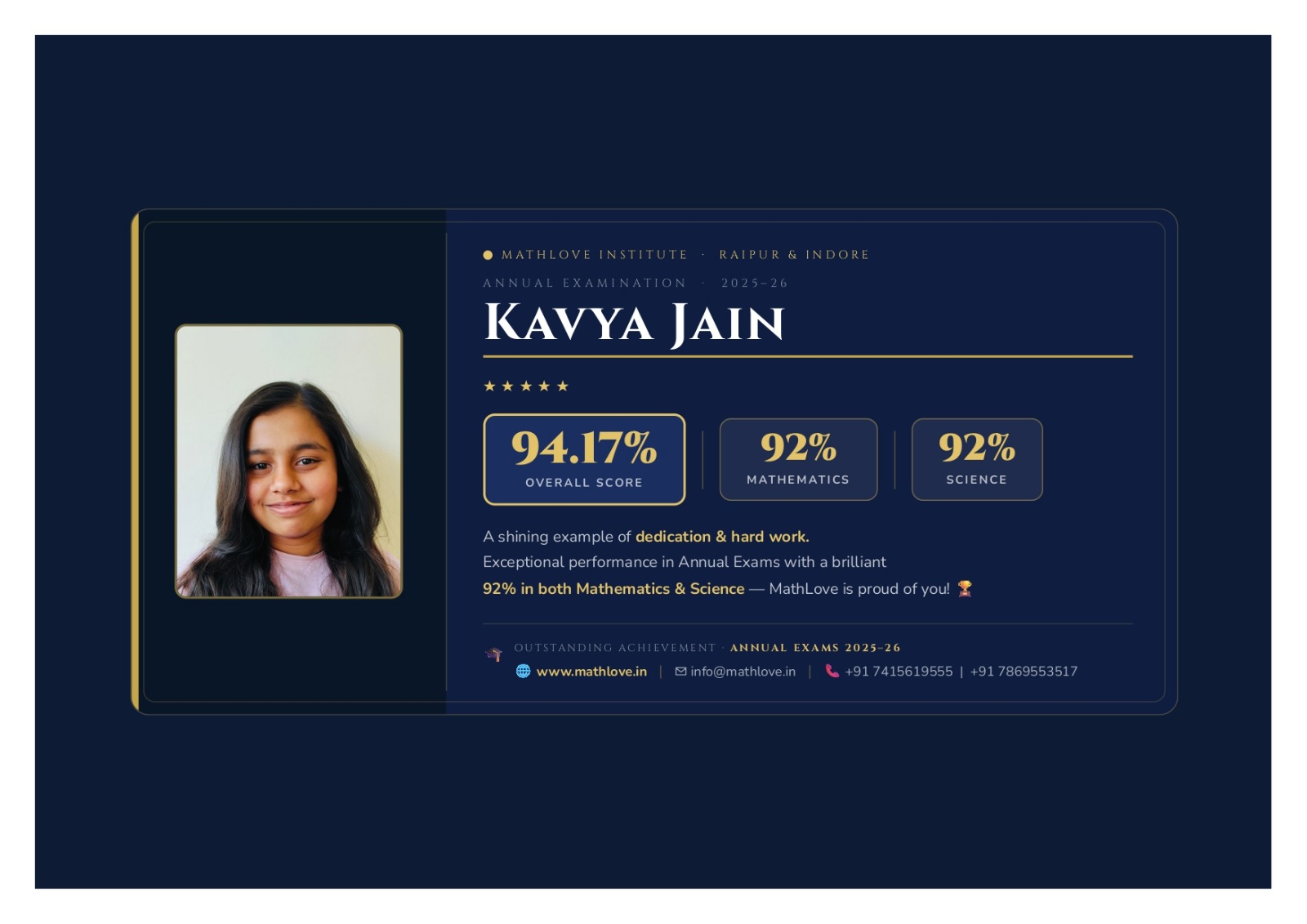Math Love Institute Slide 1